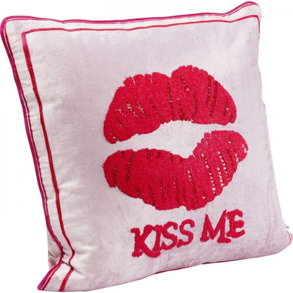 Polštářek Kiss Me Pink 40×40 cm - KARE