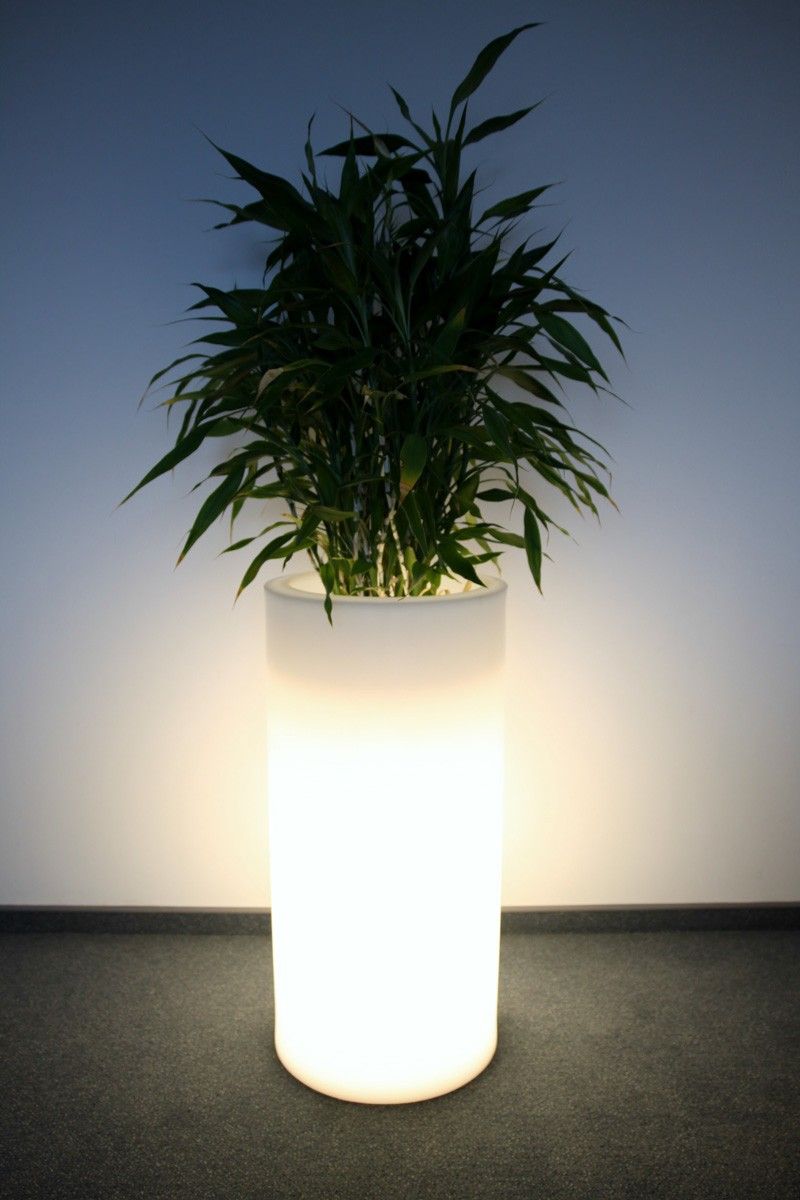 Svítící květináč HEBE PL-HE70-LIGHT - Osvětlení.com