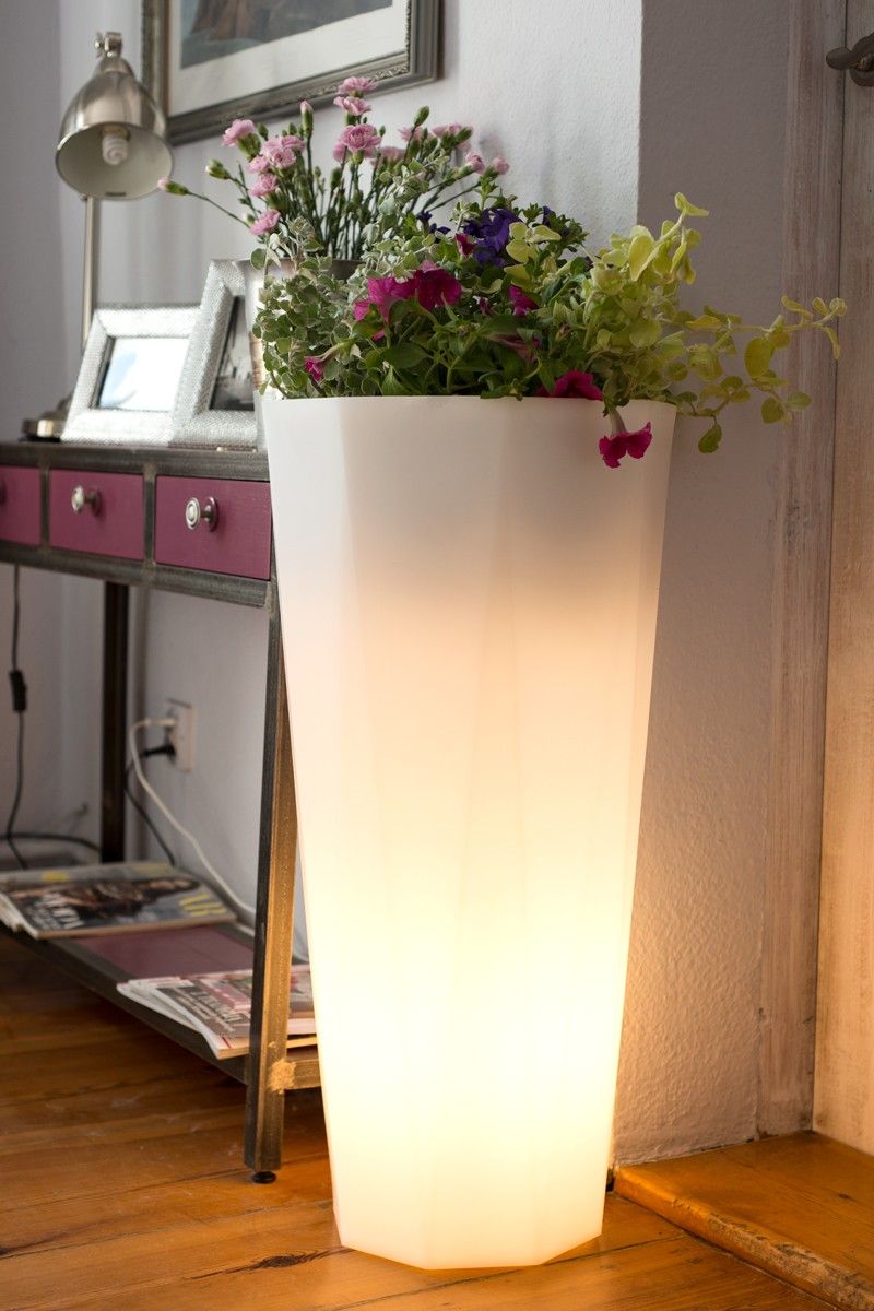 Svítící květináč OCTAVIA PL-OC100-LIGHT - Osvětlení.com