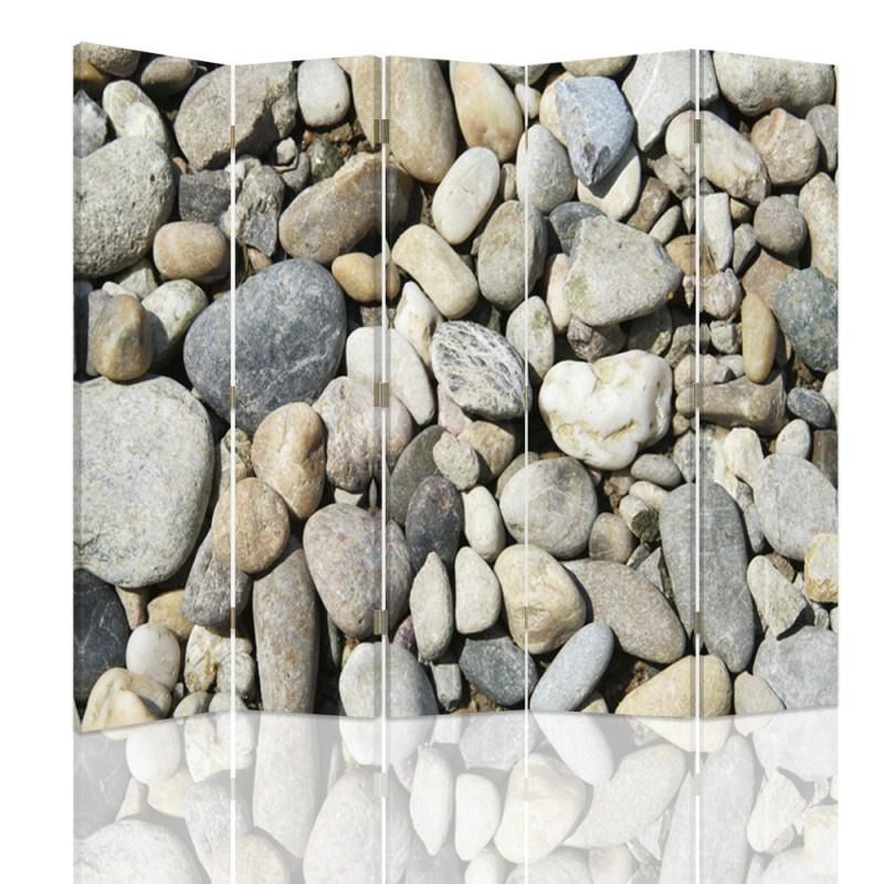 Paraván - Zen Stones 7 | pětidílný | oboustranný 180x180 cm - GLIX DECO s.r.o.