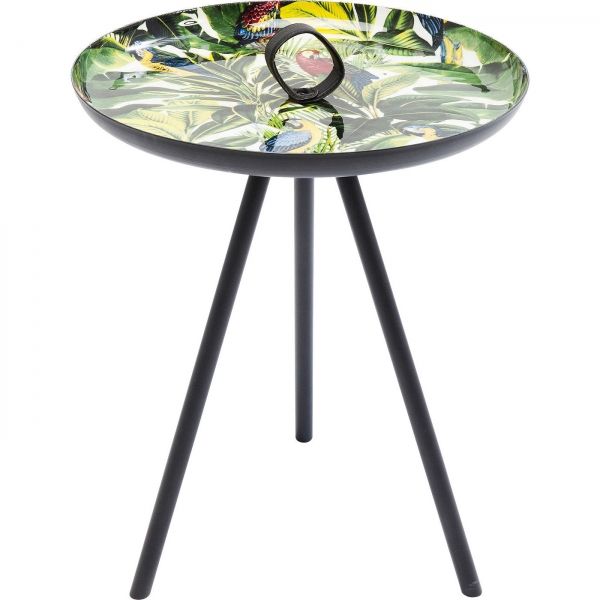 Odkládací stolek Jungle Parrots O39 cm - KARE