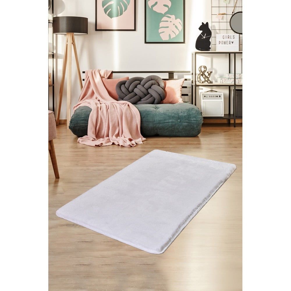 Bílý koberec Milano, 140 x 80 cm - Bonami.cz
