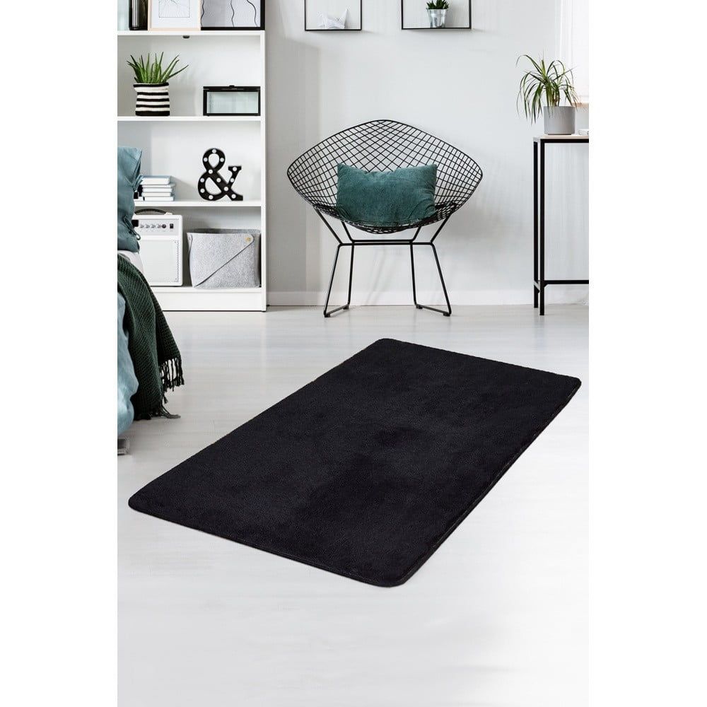 Černý koberec Milano, 140 x 80 cm - Bonami.cz