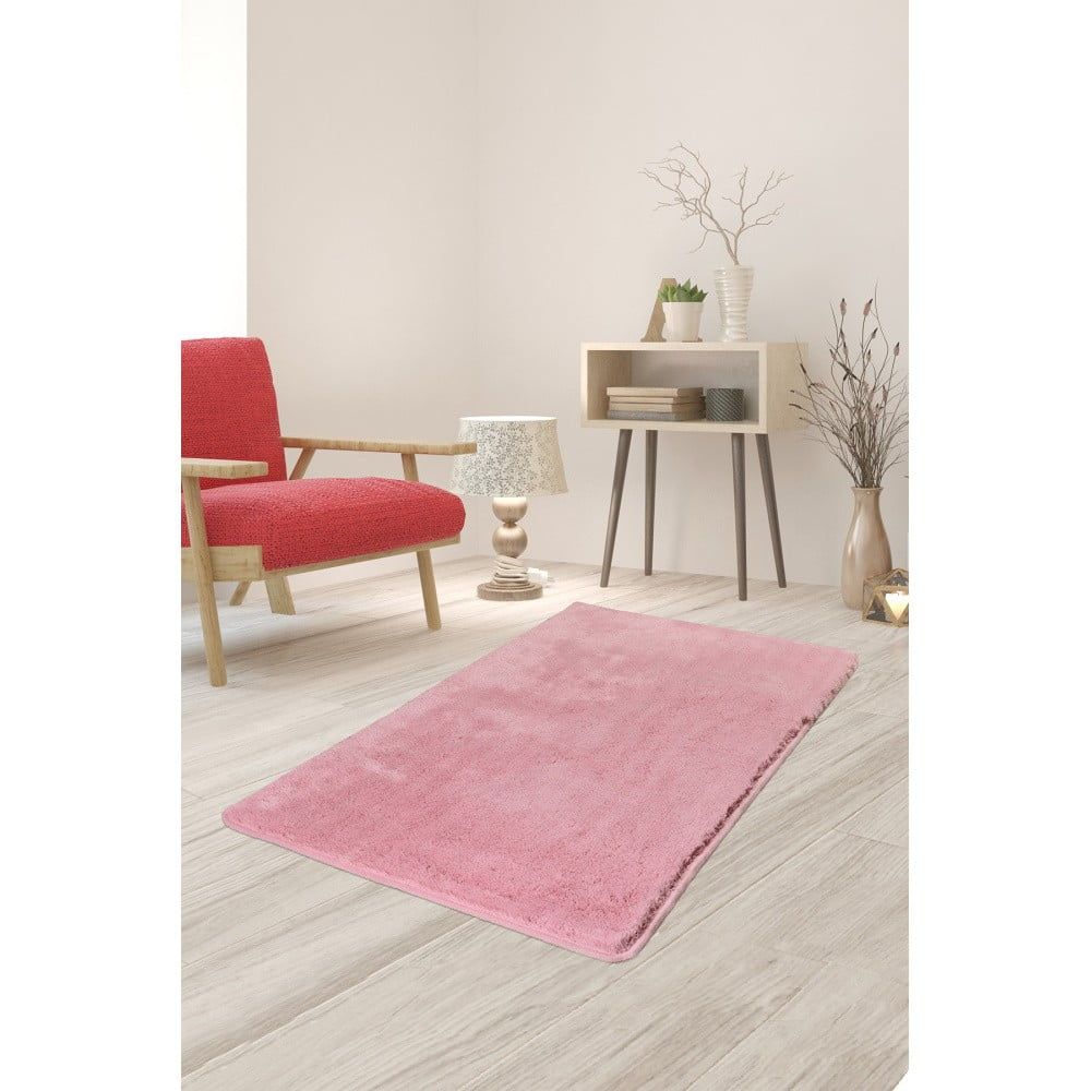 Světle růžový koberec Milano, 120 x 70 cm - Bonami.cz
