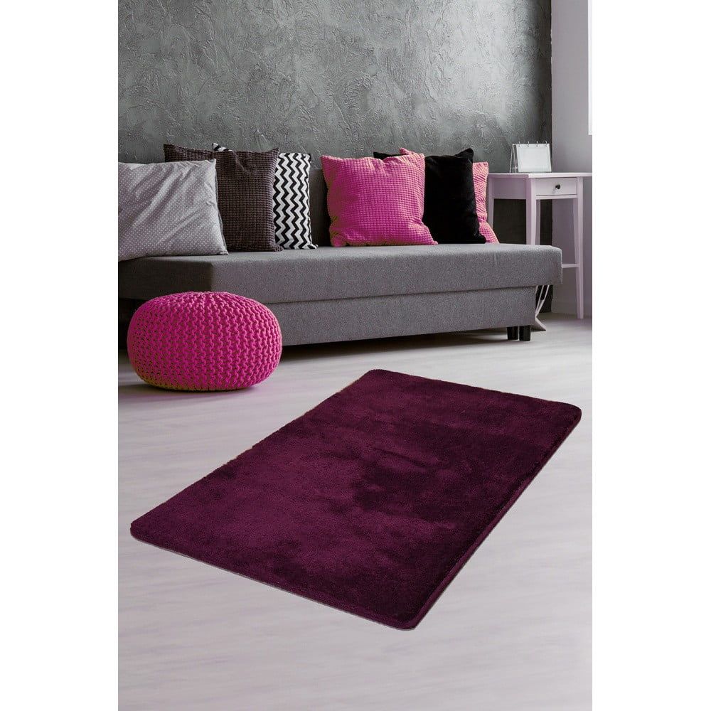 Tmavě fialový koberec Milano, 140 x 80 cm - Bonami.cz