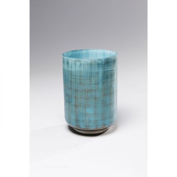 Váza Jute Light Blue 20 cm - KARE
