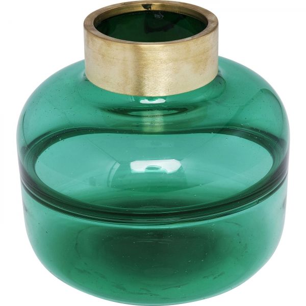 Váza Positano Belly zelená 21cm - KARE