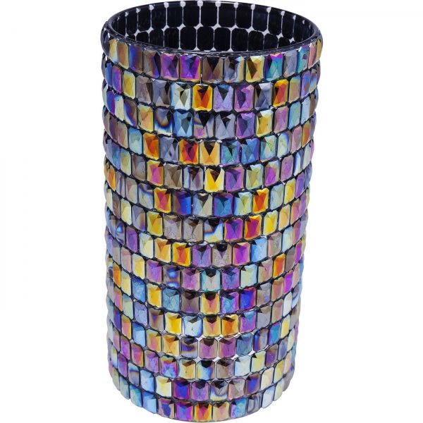 Váza Rainbow Diamonds Round 22 cm - KARE