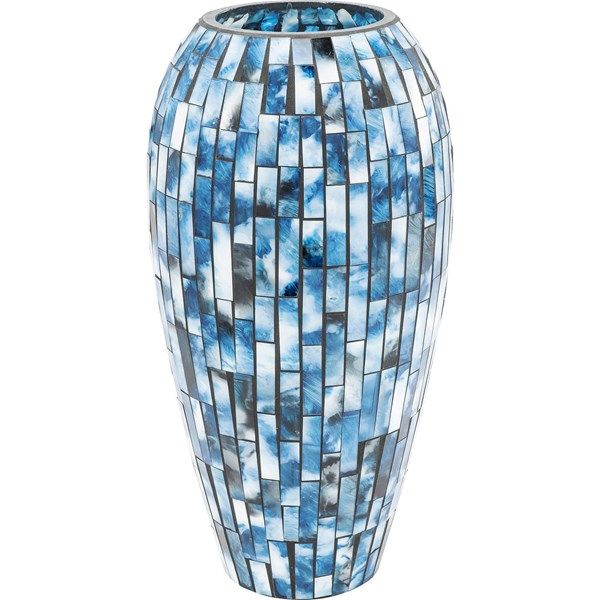 Váza Mosaico 40 cm - modrá - KARE