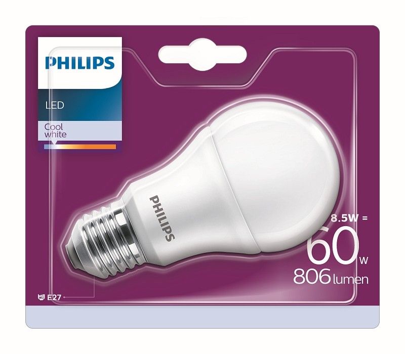 Philips 8718696829714 LED žárovka 1x8,5W|E27|4000K - Dekolamp s.r.o.