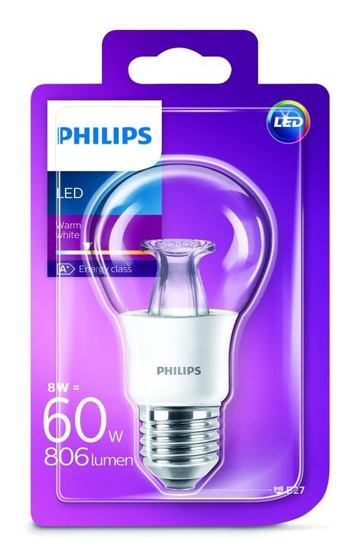 Philips 101380/60/55 LED žárovka 1x8W|E27|2700K - Dekolamp s.r.o.