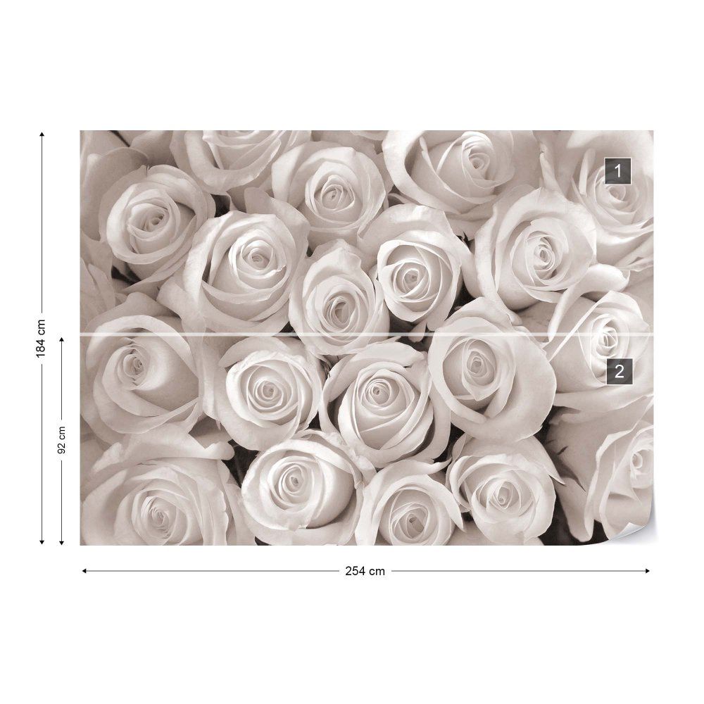 Fototapeta GLIX - Roses + lepidlo ZDARMA Vliesová tapeta  - 254x184 cm - GLIX DECO s.r.o.