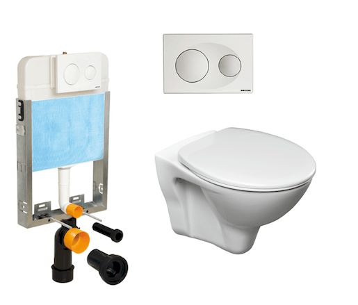 Cenově zvýhodněný závěsný WC set SIKO k zazdění + WC S-Line S-line Pro KMPLVIDIMAB - Siko - koupelny - kuchyně