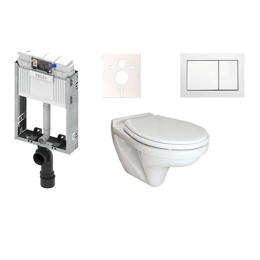 Cenově zvýhodněný závěsný WC set TECE k zazdění + WC S-Line S-line Pro KMPLVIDIMAT - Siko - koupelny - kuchyně