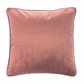 Růžový polštář Tiseco Home Studio Velvety, 45 x 45 cm