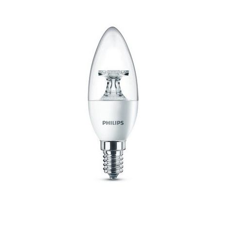 Philips LED 5,5W/40W E14 CW B35 CL ND mini svíčka - Svítidla FEIM