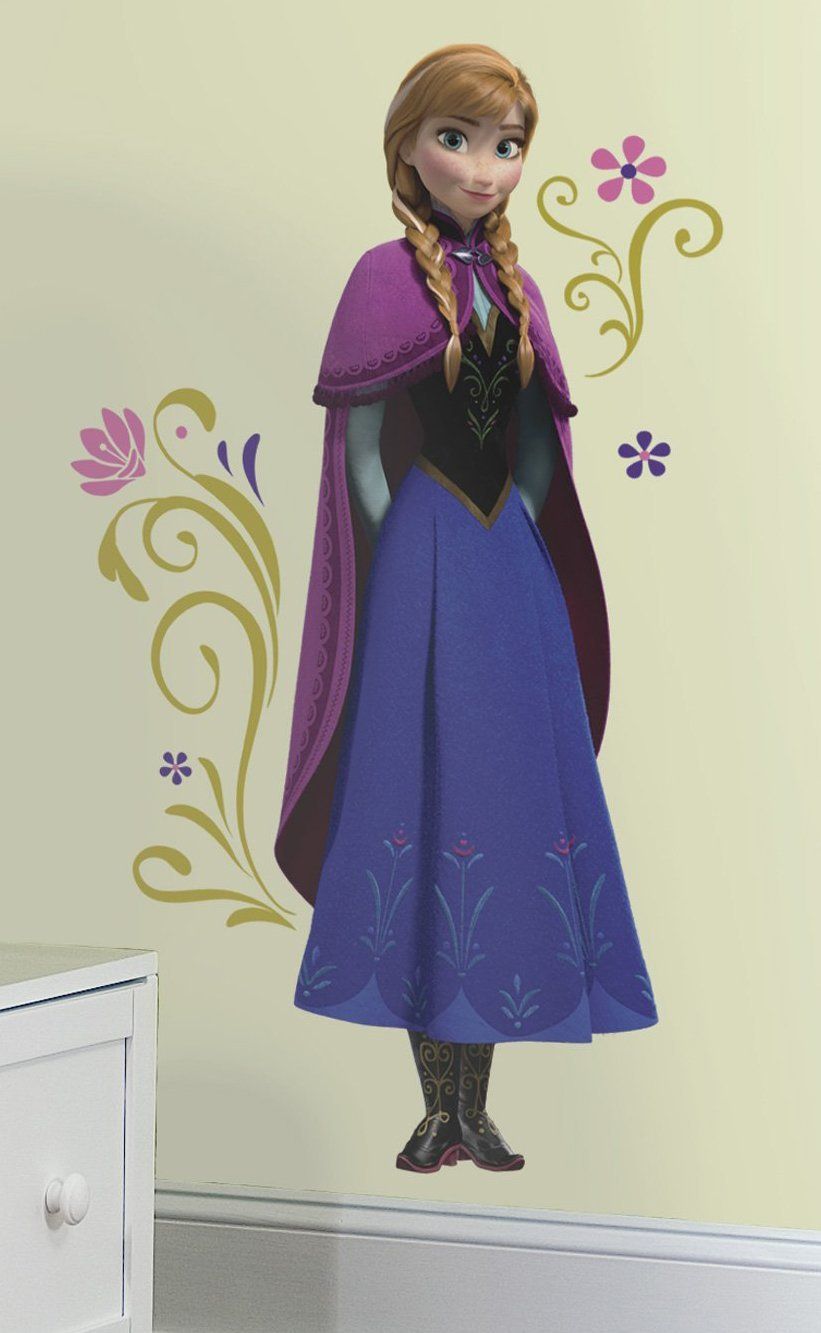 Samolepka Princezna Anna z Ledového království - Frozen - Dětské dekorace Lunami