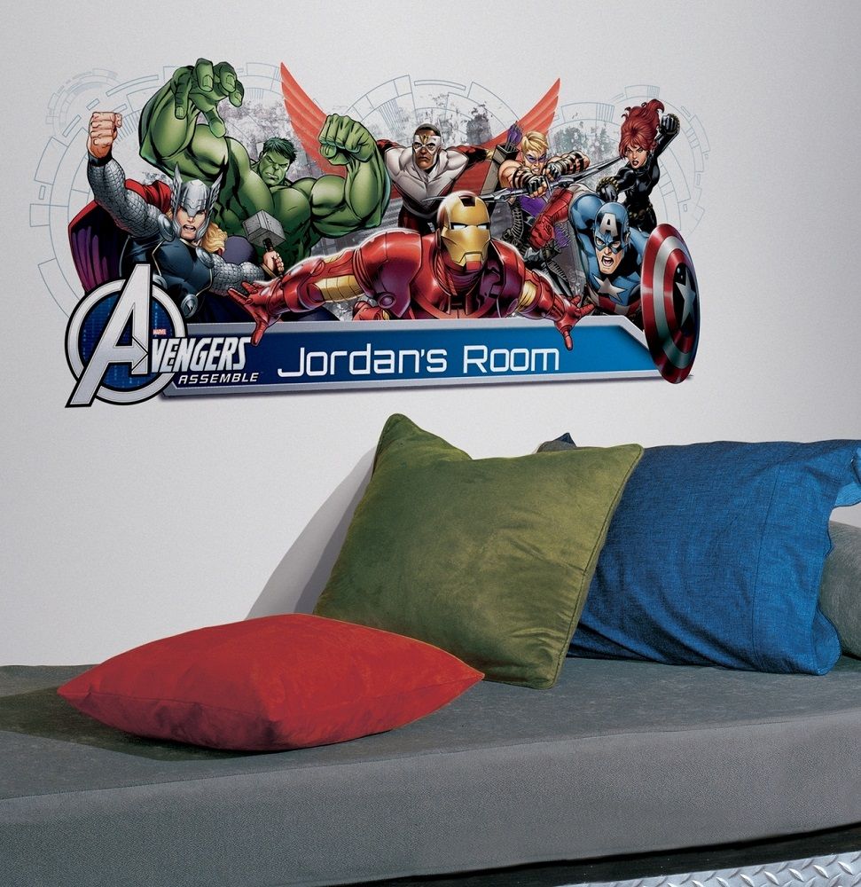 Samolepky Avengers Assemble - Dětské dekorace Lunami