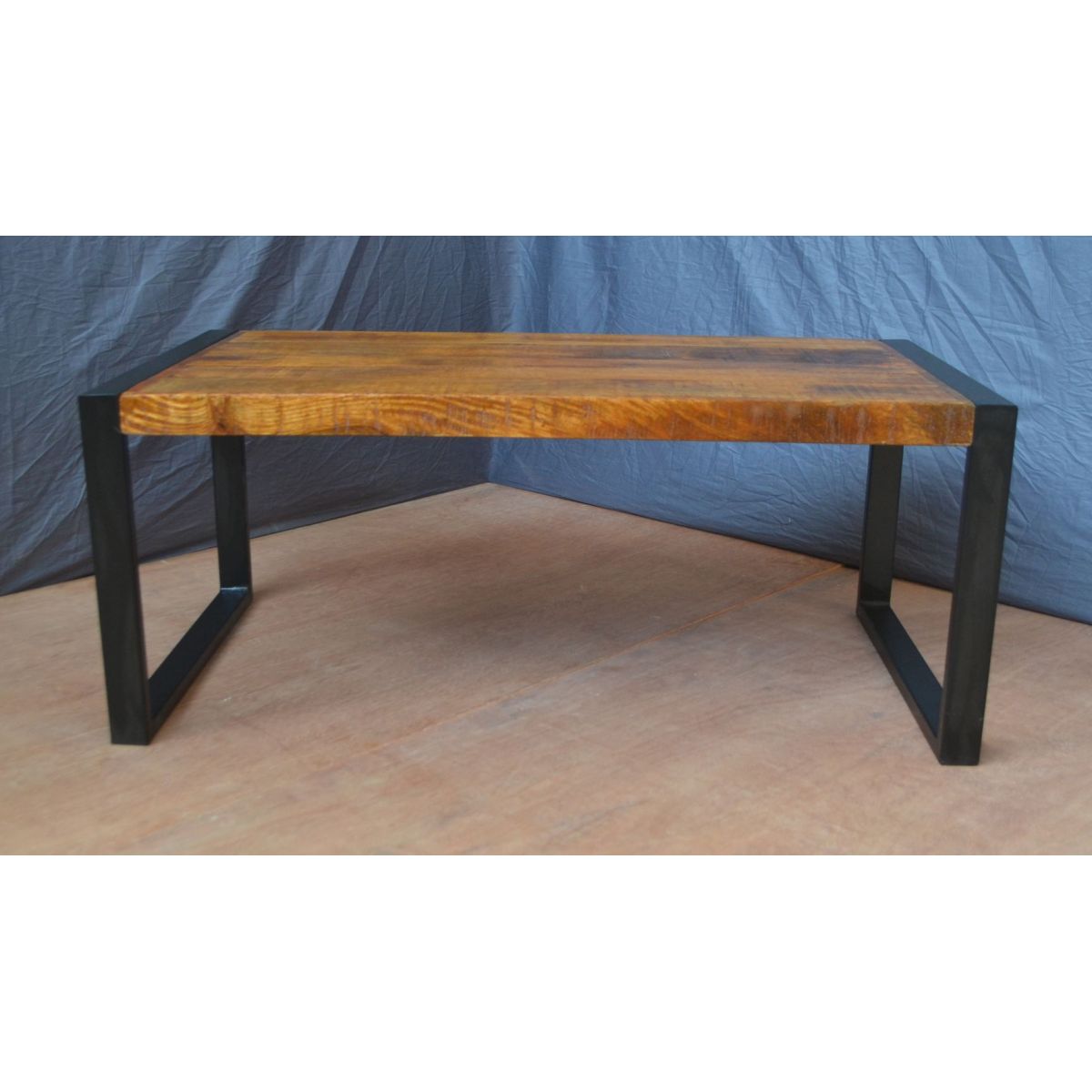 Konferenční stolek Retro 110x45x60 z indického masivu mango Mango natural - Lakšmi - Indický Nábytek.cz