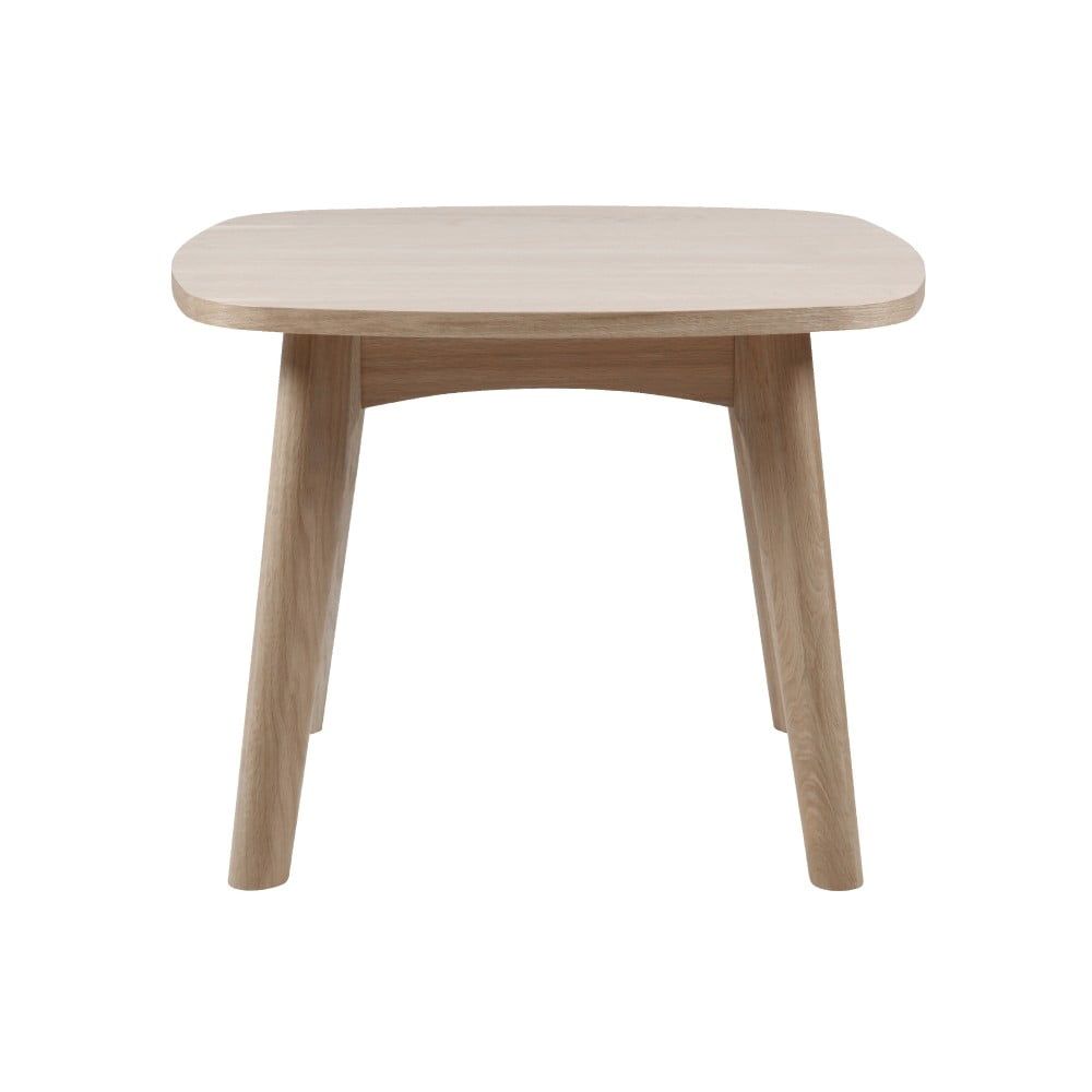 Odkládací stolek s podnožím z dubového dřeva Actona Marte, ⌀ 58 cm - Bonami.cz