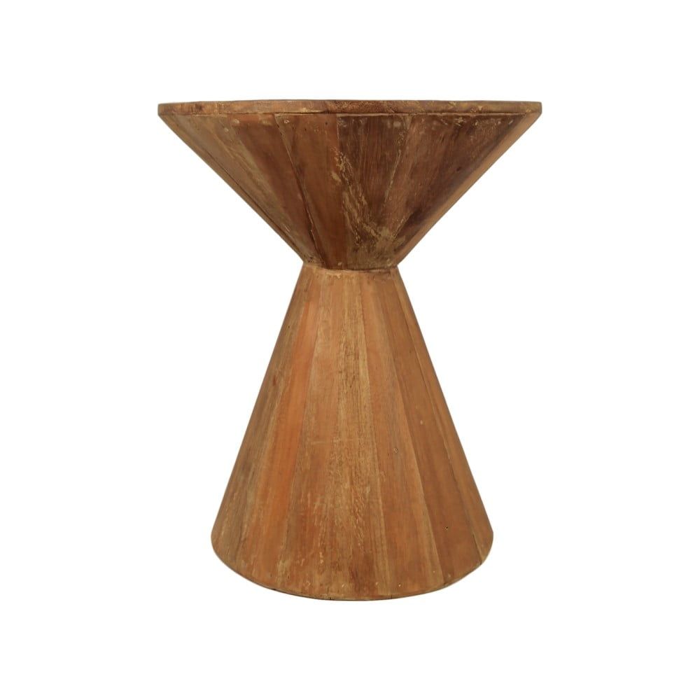 Příruční stolek z recyklovaného dřeva HSM collection Hourglass - Bonami.cz