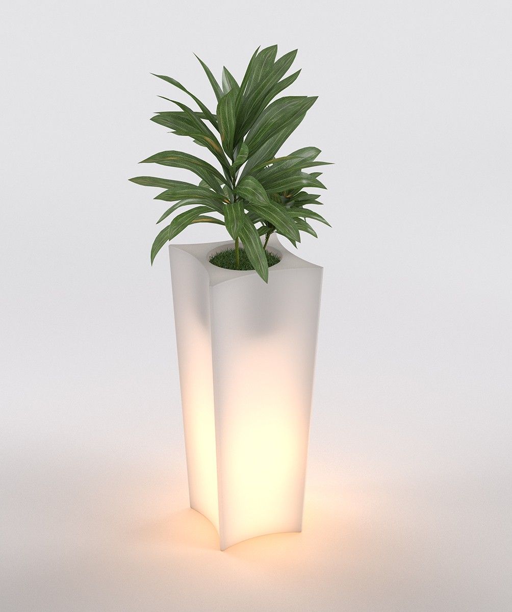 Svítící květináč DORIS PL-DO80-LIGHT - Osvětlení.com