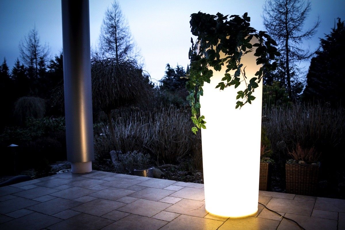Svítící květináč NEPTUN PL-NE125-LIGHT - Osvětlení.com