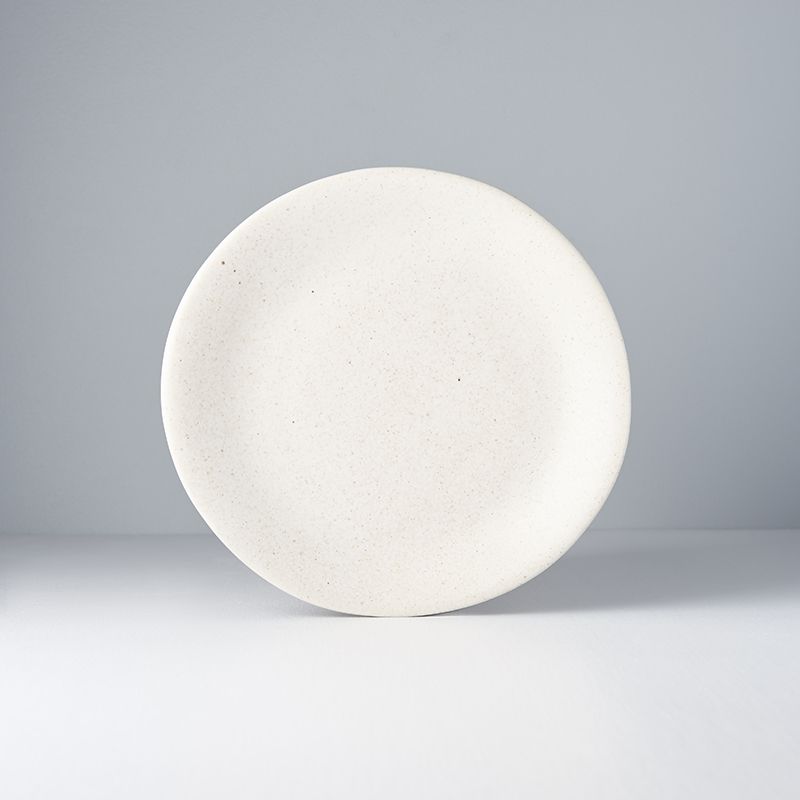 MADE IN JAPAN Mělký talíř s nepravidelným okrajem 25 cm bílý - alza.cz