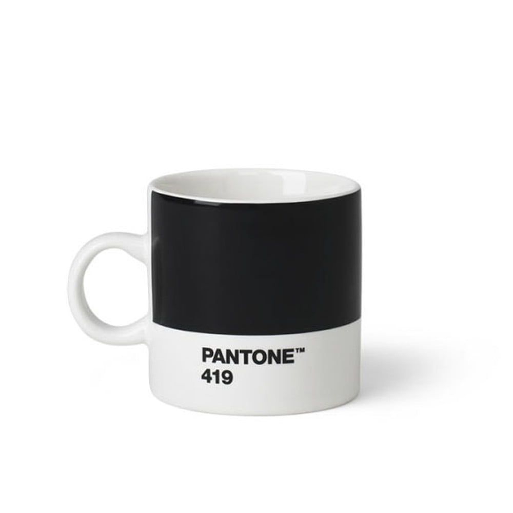 Černý keramický hrnek na espresso 120 ml Espresso Black 419 – Pantone - Bonami.cz