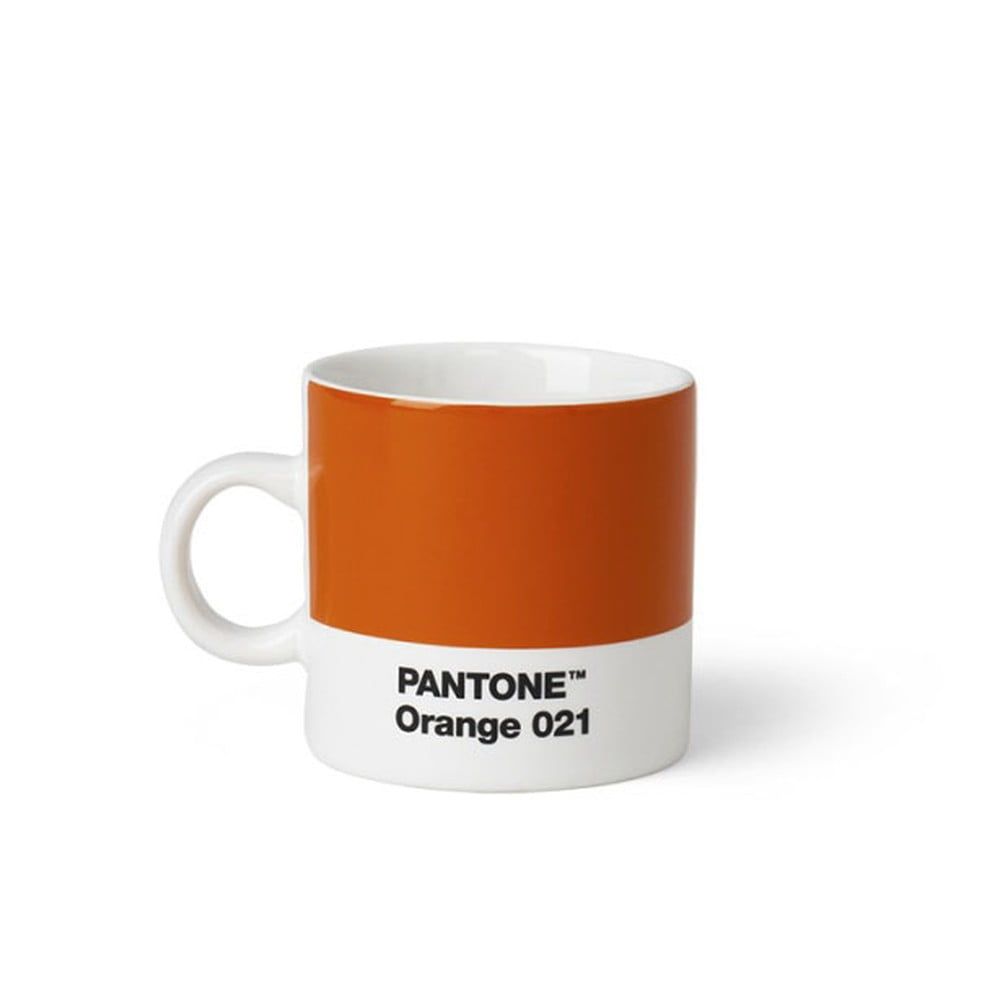 Oranžový keramický hrnek na espresso 120 ml Espresso Orange 021 – Pantone - Bonami.cz