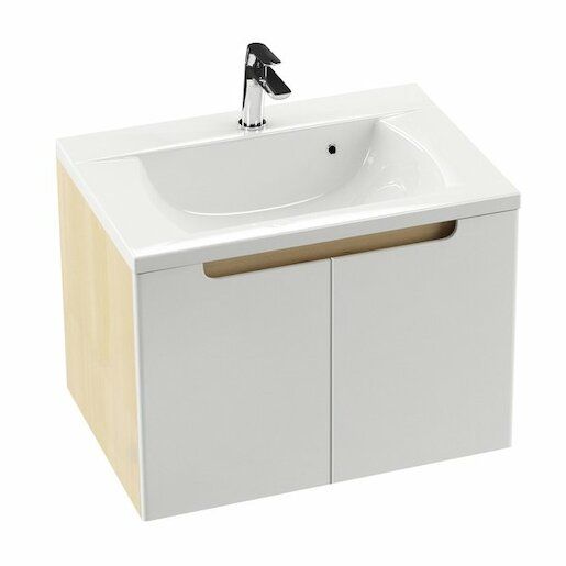 Koupelnová skříňka pod umyvadlo Ravak Classic 60x49 cm bílá X000001085 - Siko - koupelny - kuchyně