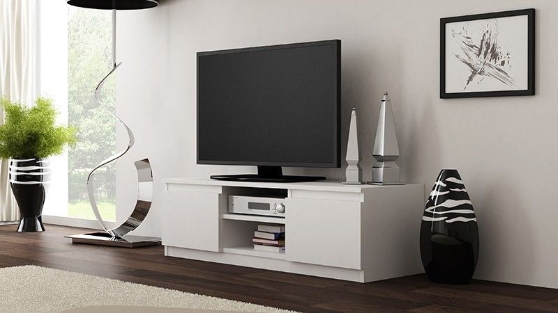 TP Living TV stolek RTV LCD 120 cm bílý - Houseland.cz