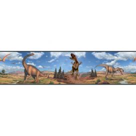 Samolepící  bordury - obrázky Dinosauři Dětské dekorace Lunami