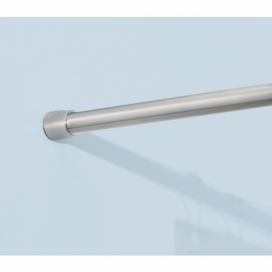 Tyč na sprchový závěs 66 - 107 cm ve stříbrné barvě Forma S – iDesign