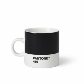 Černý keramický hrnek na espresso 120 ml Espresso Black 419 – Pantone