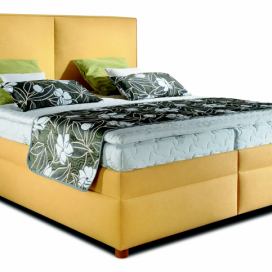 Čalouněná manželská postel BOX SPRING Polo 160/180x200cm - výběr potahu