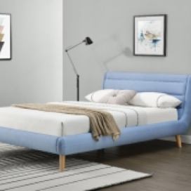 Halmar postel ELANDA barevné provedení světle modrá, rozměry 140 cm