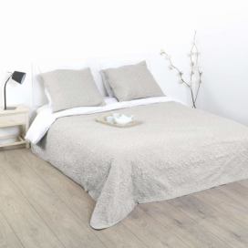 Atmosphera Přehoz s ozdobnými polštáři na postel a pohovku, prošívaná přikrývka do ložnice