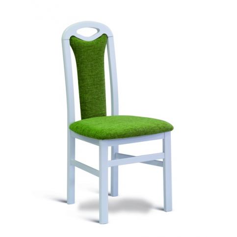 Židle Berta bílá (čalouněná) - Rafni