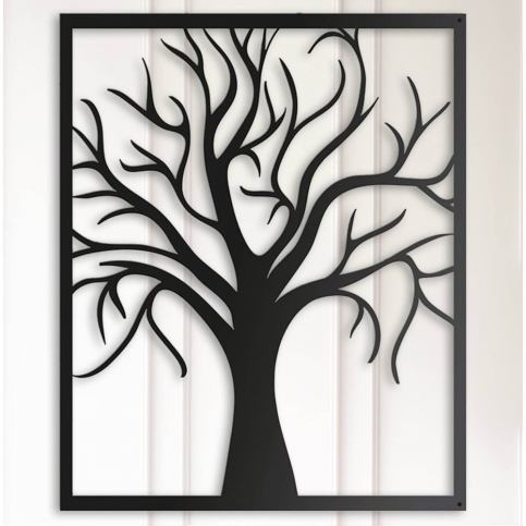 Černá nástěnná dekorace Tree Of Life - Bonami.cz
