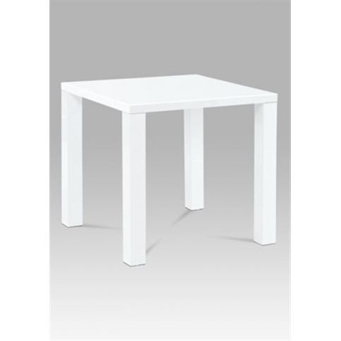 Jídelní stůl AT-3005 WT (vysoký lesk bílý) - Rafni