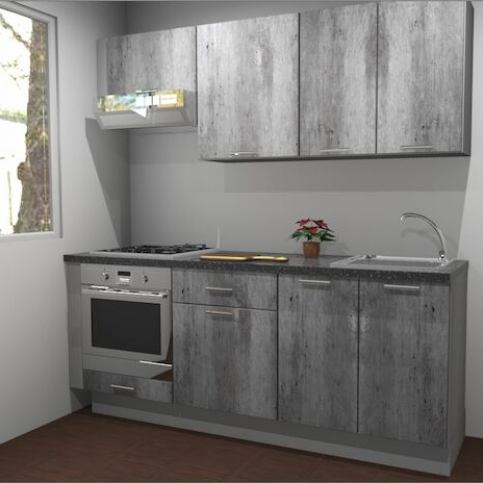 Kuchyňská linka Gia beton - Siko - koupelny - kuchyně