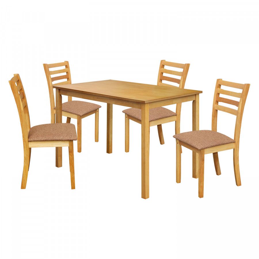 Idea Stůl + 4 židle BARCELONA lak javor - ATAN Nábytek