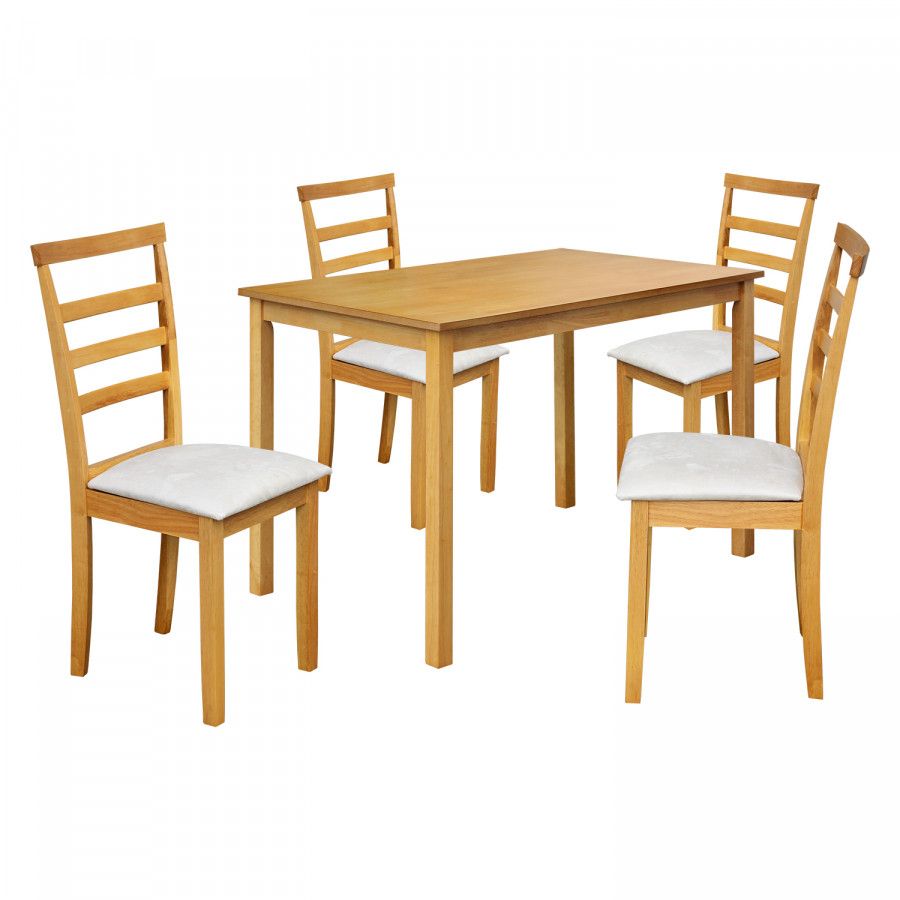 Idea Stůl + 4 židle LIVORNO lak javor - ATAN Nábytek