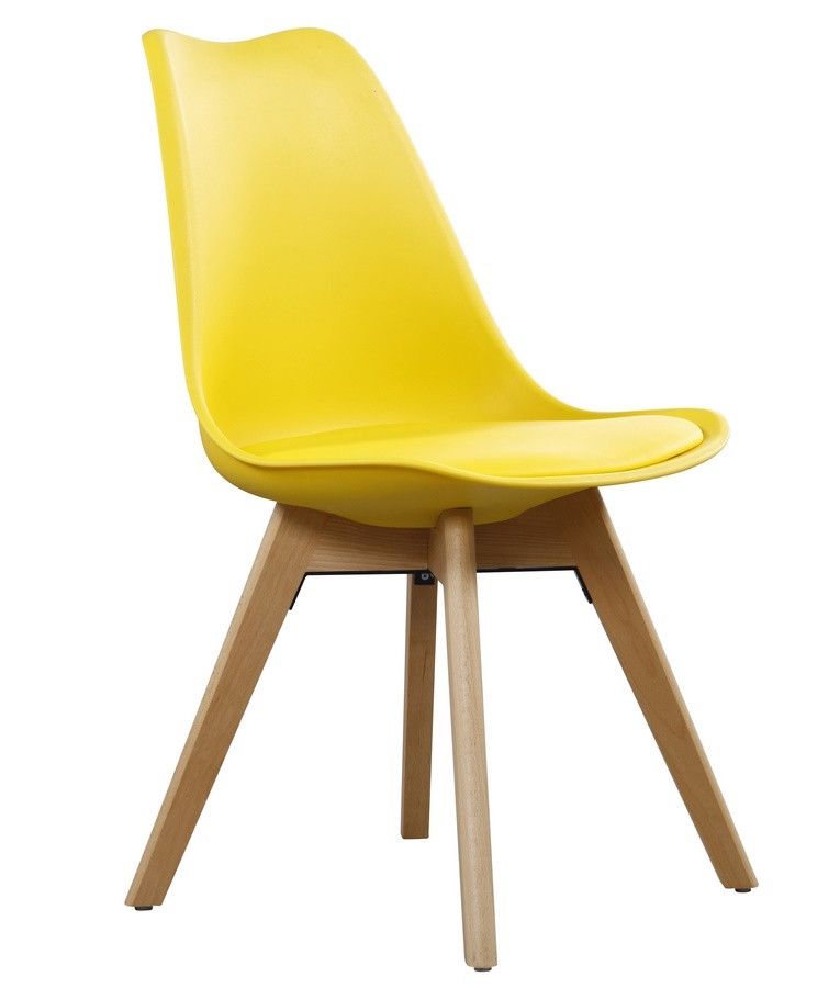 Casarredo Jídelní židle CROSS II žlutá - ATAN Nábytek
