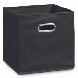Zeller Úložný box, textilní v černé barvě, 32 x 32 x 32 cm
