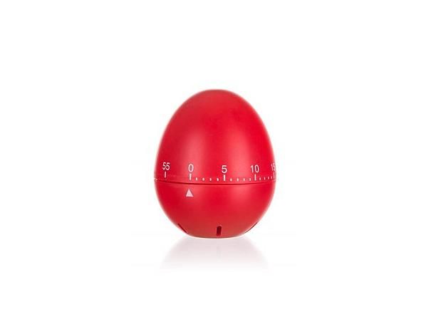BANQUET Minutka kuchyňská CULINARIA Vajíčko, výška 7 cm, červená - FORLIVING