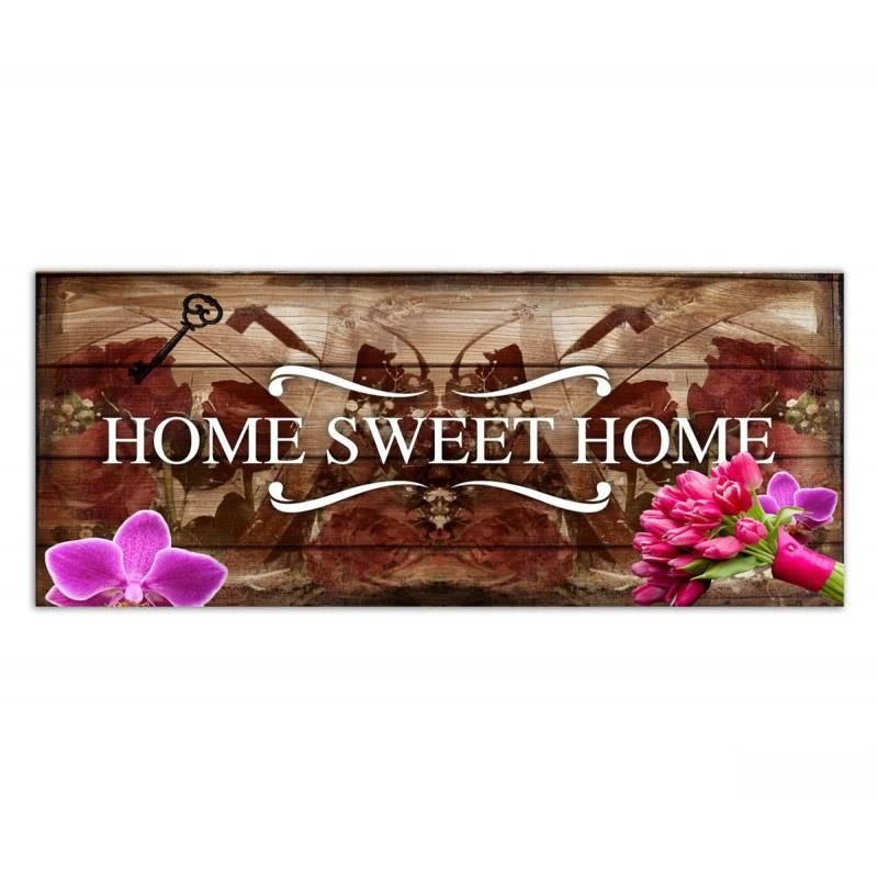 Obraz CARO - Home Sweet Home In Bronze 50x20 cm - GLIX DECO s.r.o.