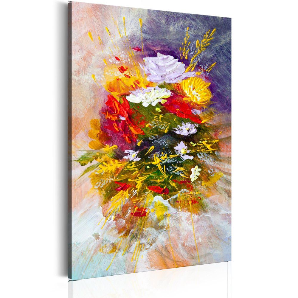Obraz na plátně Bimago - August Flowers 60x90 cm - GLIX DECO s.r.o.