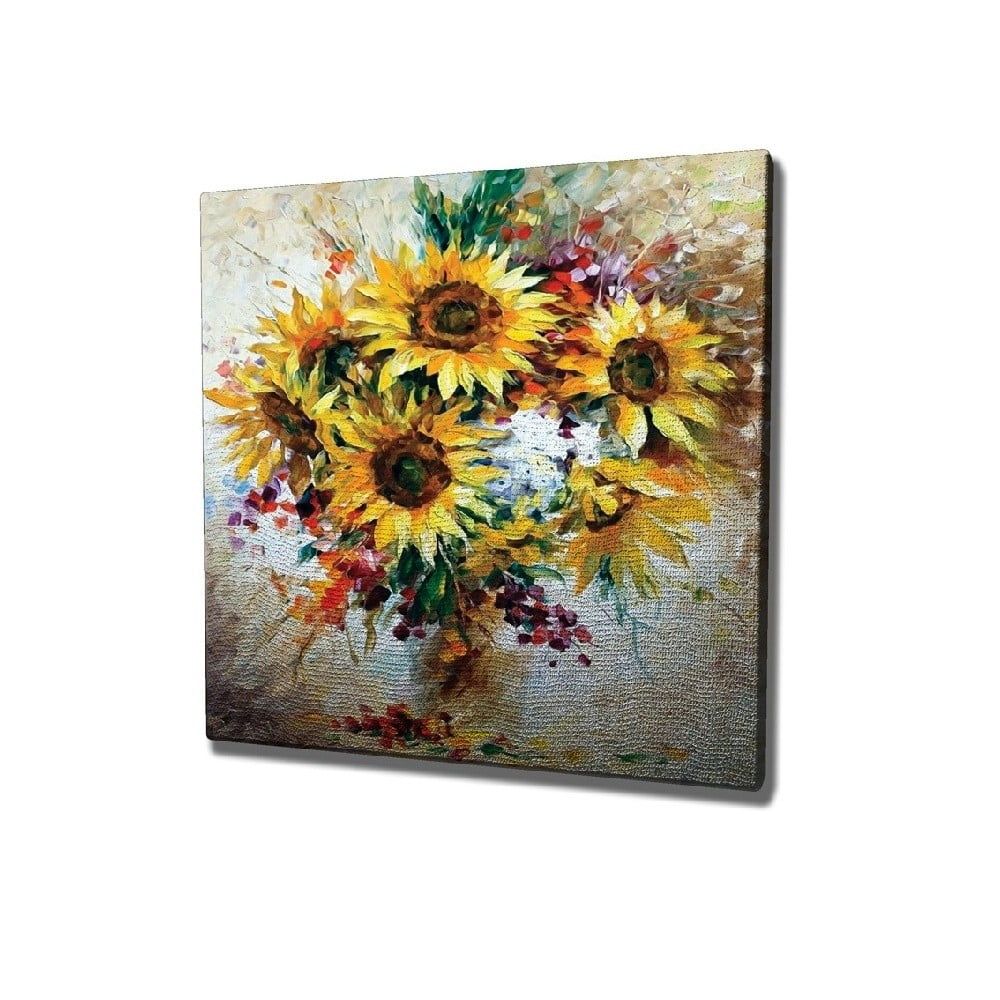 Wallity Obraz na plátně Sunflowers KC265 45x45 cm - Bonami.cz